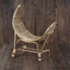 Cane Halfmoon Chair