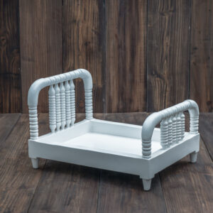 Wooden Bed (White)