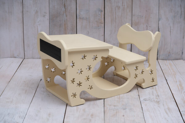 School Bench (Cream)