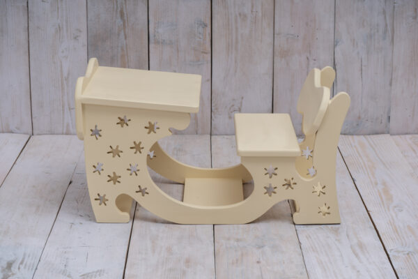 School Bench (Cream)